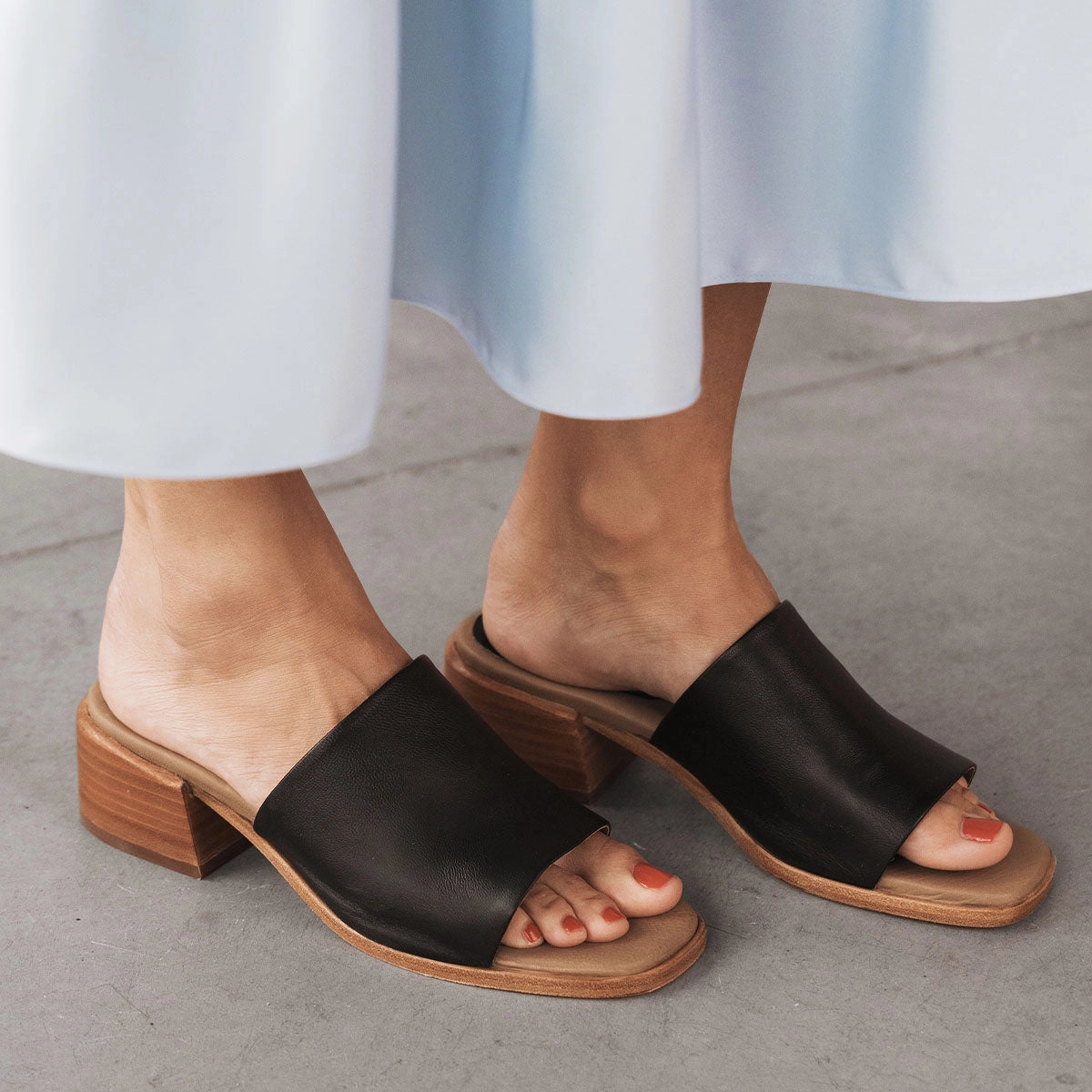 Summer Ready Shoes The Spritz Heeled Sandal Black