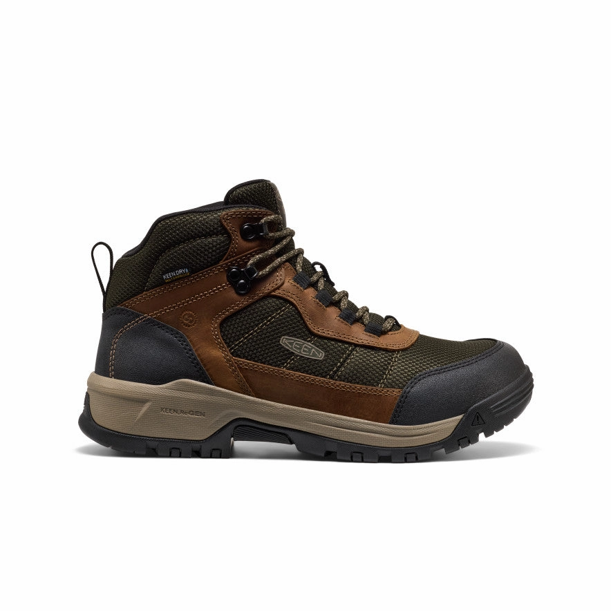 Men's Skokie Waterproof Work Boot (Soft Toe)  |  Forest Night/Black Weather Proof