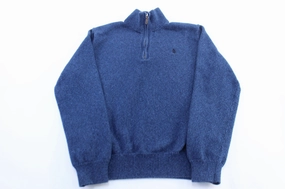 Polo Ralph Lauren Embroidered Logo Blue Pullover Sweater Running Gear product anniversary romance