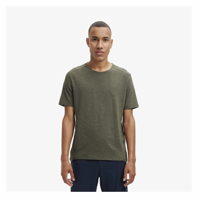 Roomy Cut Ribbed Trim Men's Active-T