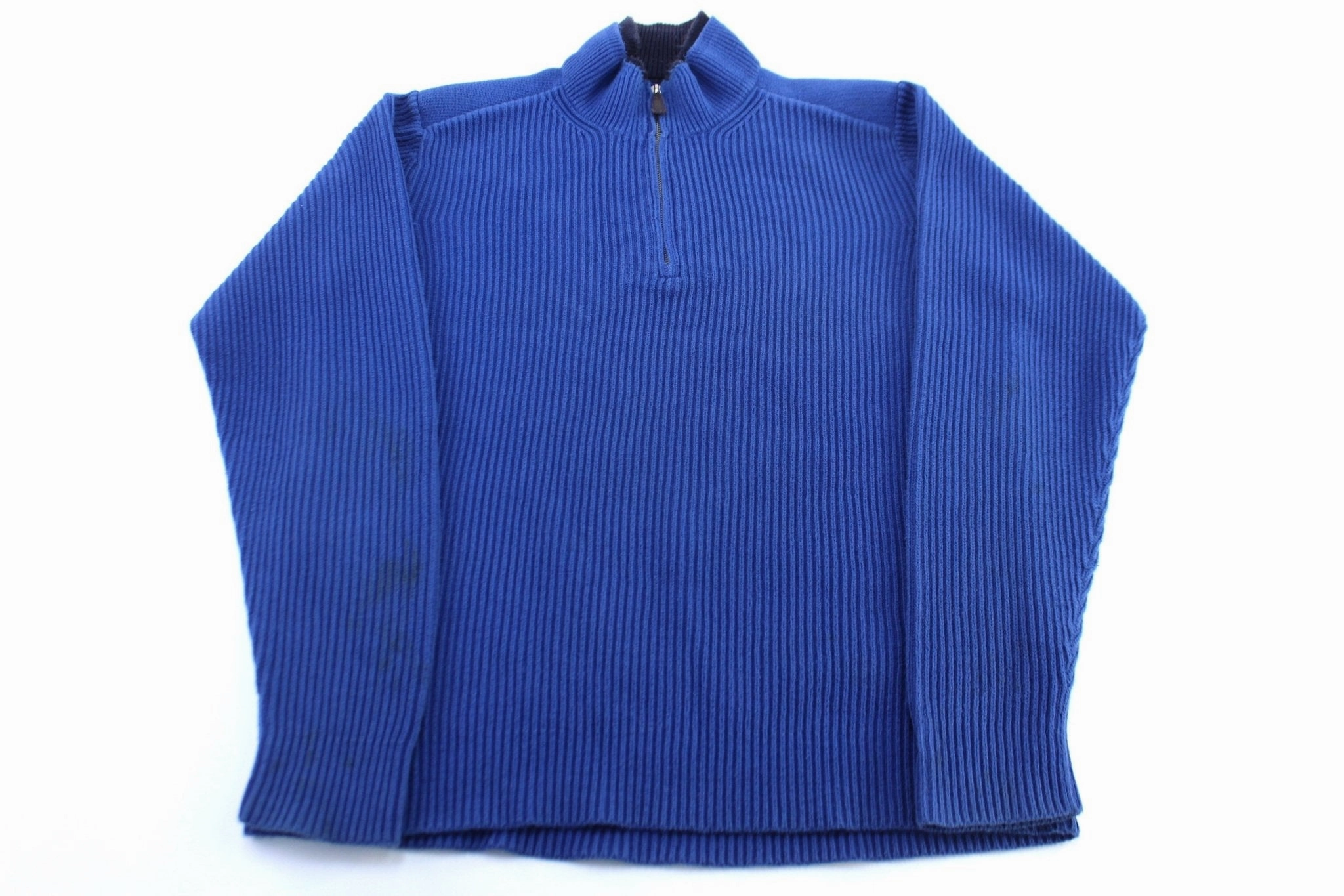 Everyday Look product stain resistant convenience Tommy Hilfiger Embroidered Logo Blue Pullover Sweater