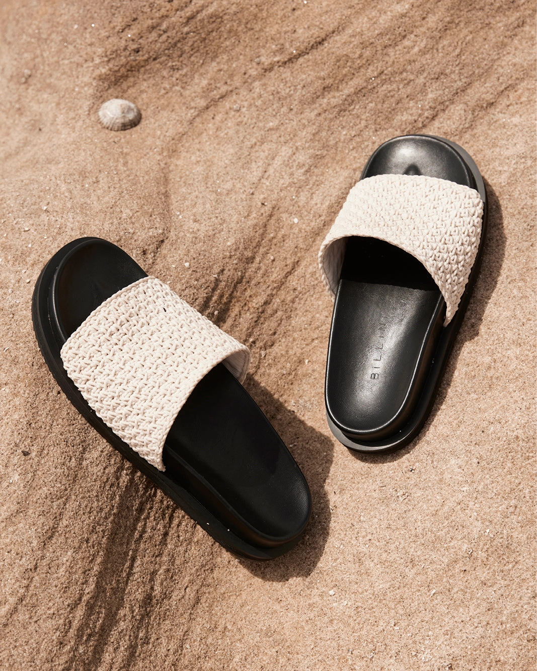 TORVIE - CREAM CROCHET Stylish Slip foam