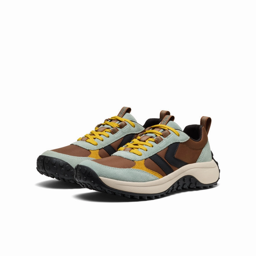 Women's KS86 Sneaker  |  Bison/Iceberg Green Seamless Upper waterproof membrane