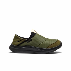 Step In Fit Men's Whyser Slip-On  |  Bronze Green/Black