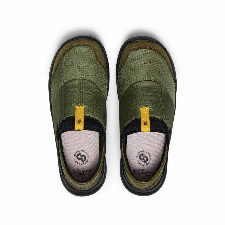 Men's Whyser Slip-On  |  Bronze Green/Black Quick Move Fit