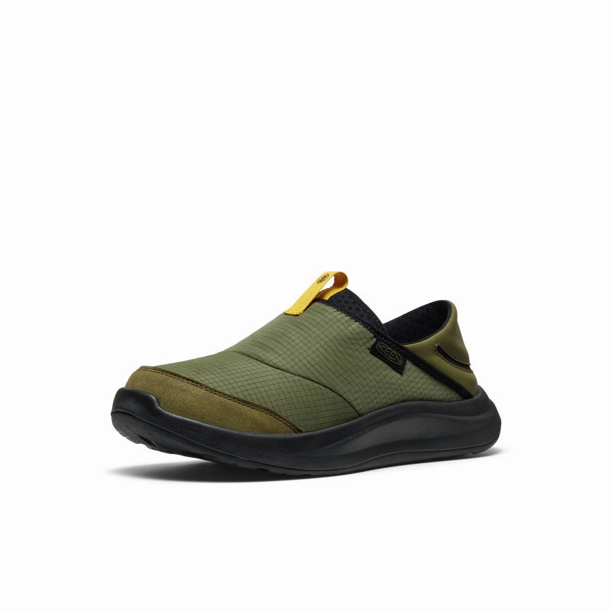 Men's Whyser Slip-On  |  Bronze Green/Black padded insole