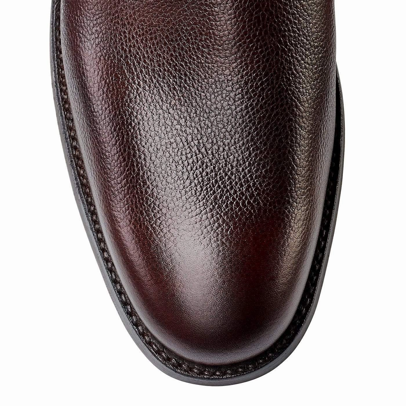 Cushioned Step Weather Resistant User Chukka Dark Brown Pebble Grain