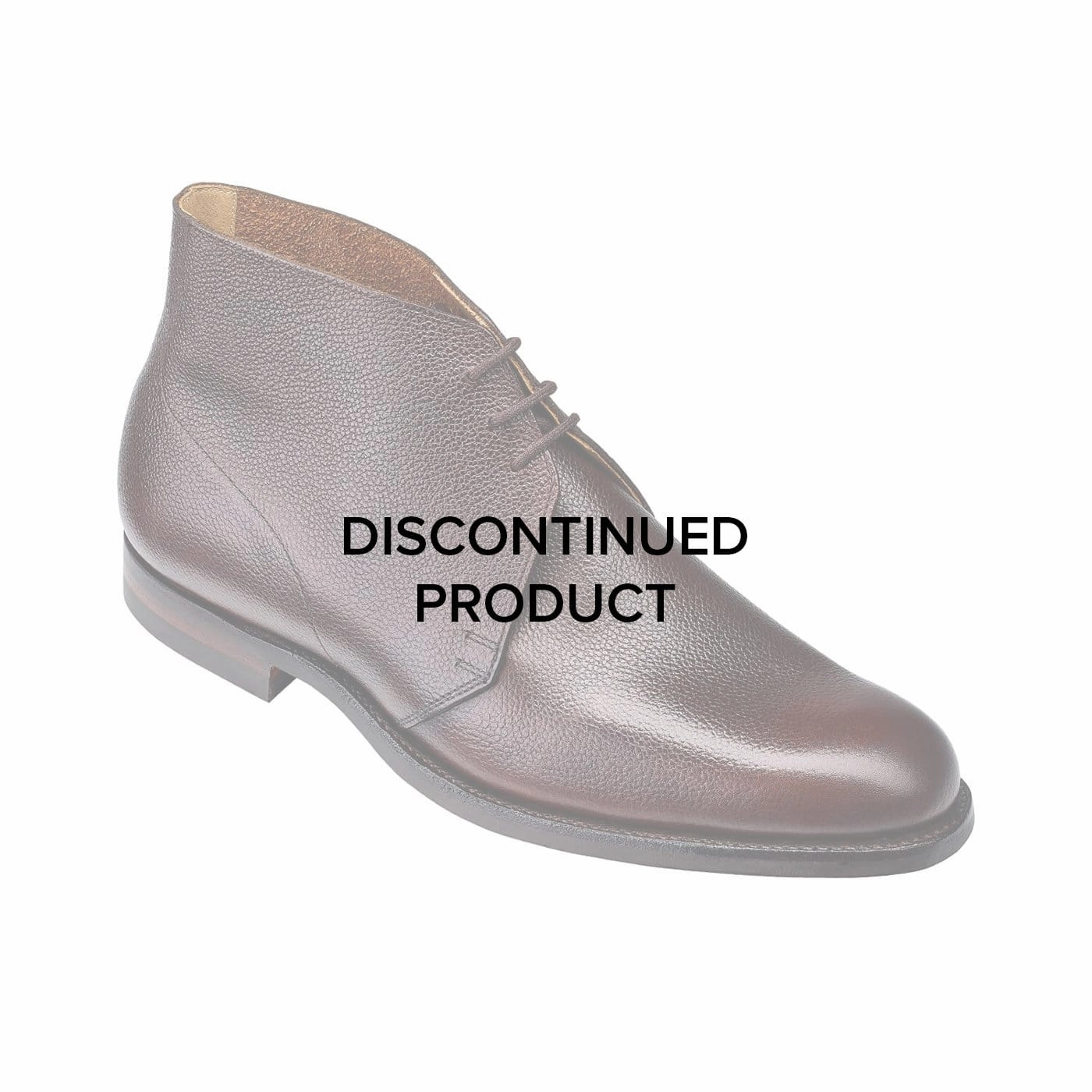 Tiger Mark Chukka Dark Brown Pebble Grain