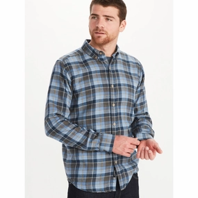 mix and match Subtle patterns Men's Harkins Lightweight Flannel Long-Sleeve Shirt