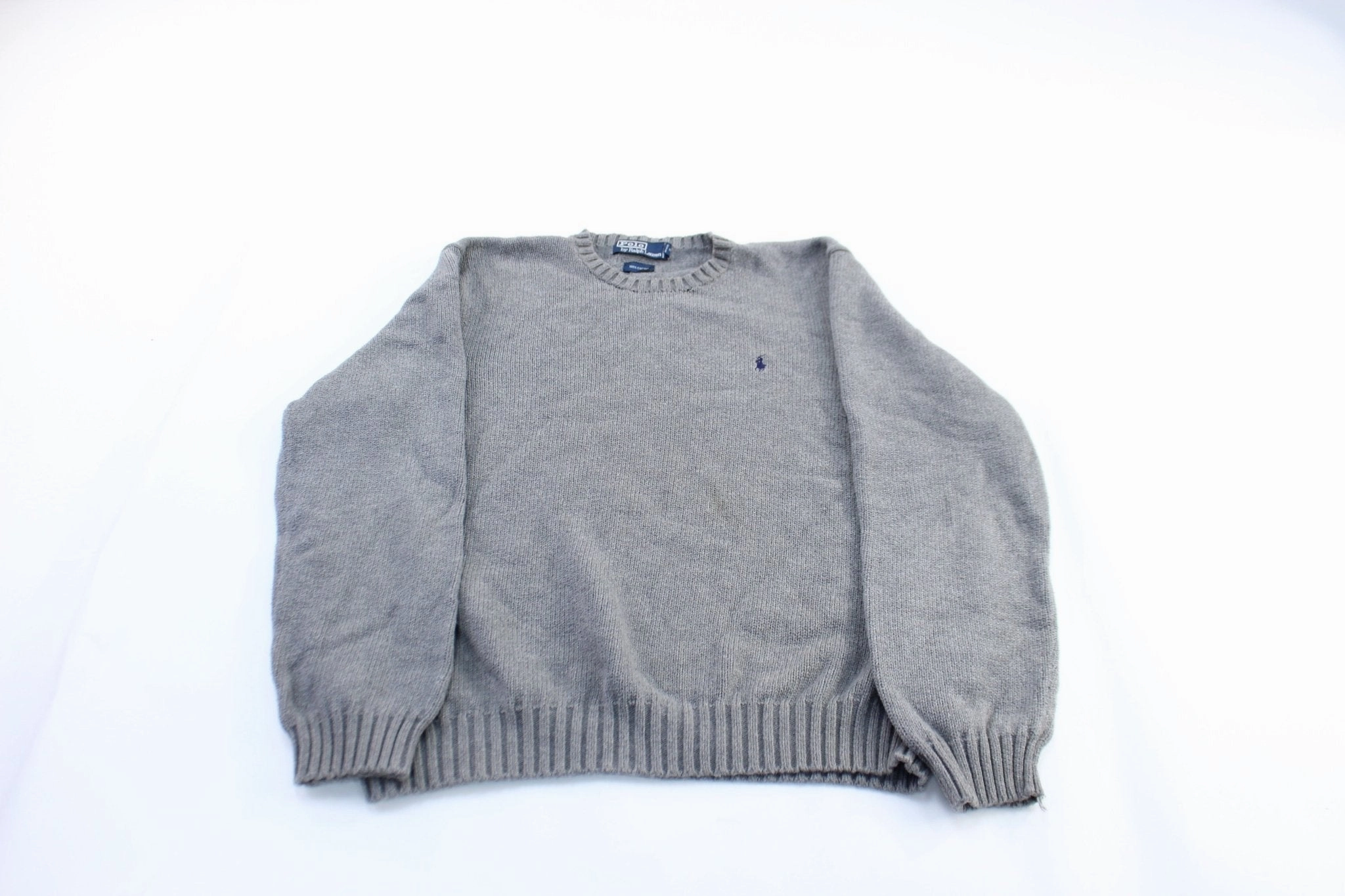 Bright Colors product thermal lining insulation Polo by Ralph Lauren Embroidered Logo Grey Sweater