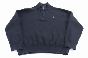 Polo Ralph Lauren Embroidered Logo Black Quarter Zip Sweater product surfing suitability Winter Essential