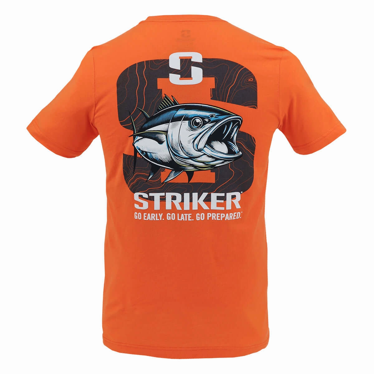 Relaxed Comfort Fit Quick Dry Material Tuna Tee - Orange
