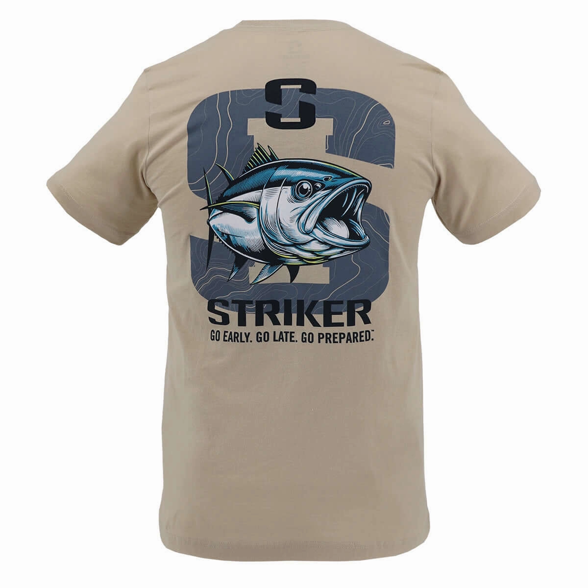 Tuna Tee - Tan Street Style Colorfast Material