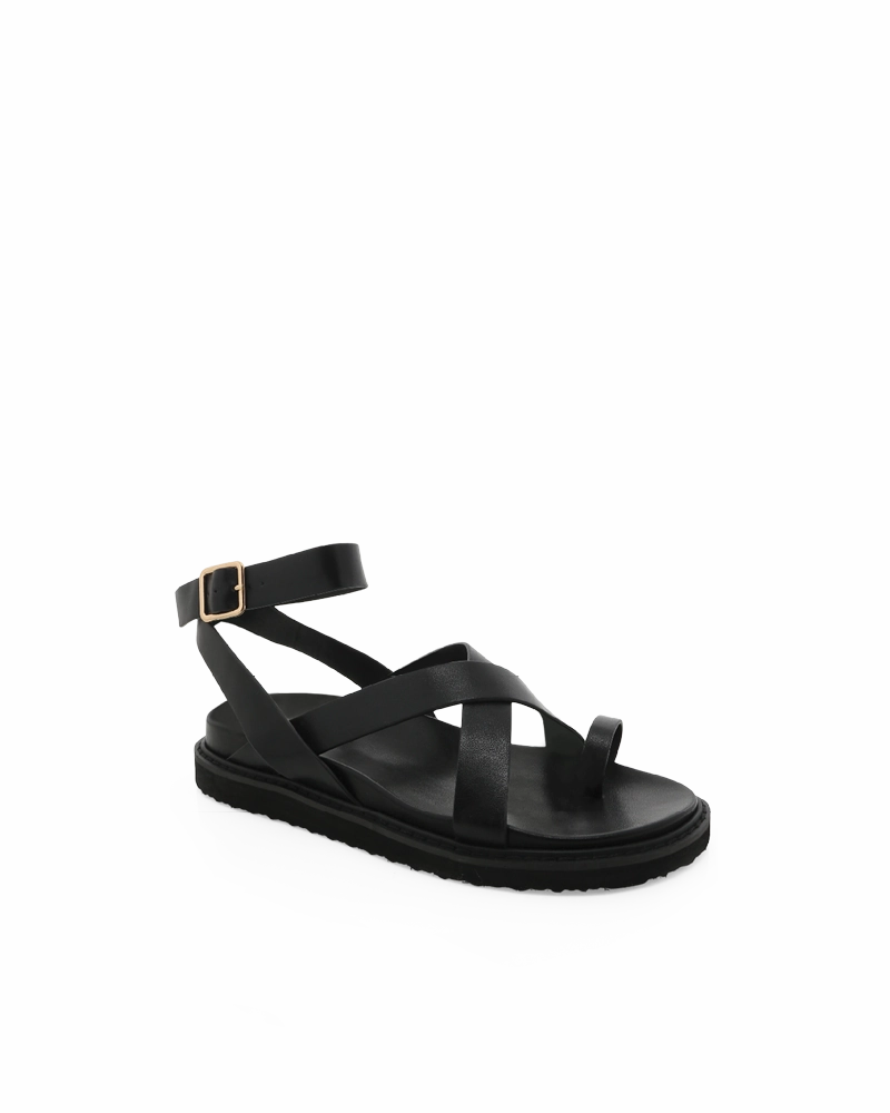 Museum Day Leather Upper ZINNIA - BLACK