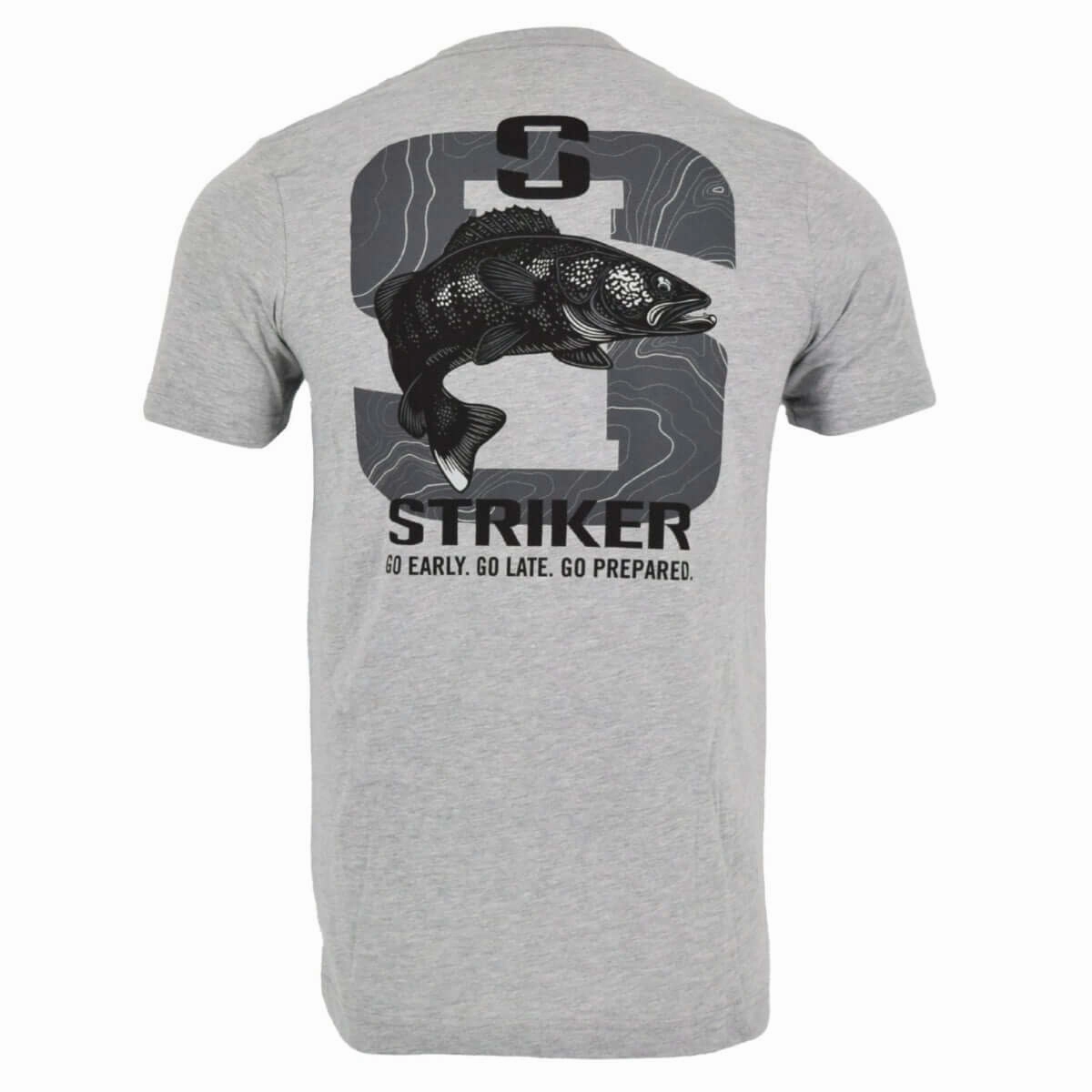 Pastel color Walleye Tee - Heather Gray