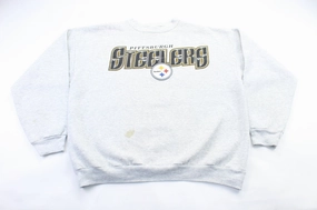 90's Pittsburgh Steelers Logo Sweatshirt Abstract print Wool