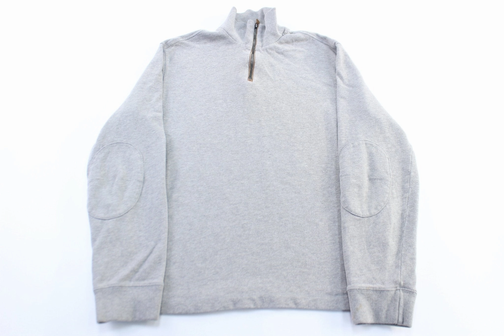 Polo by Ralph Lauren Embroidered Logo Grey Pullover Sweater Bold Print product team spirit