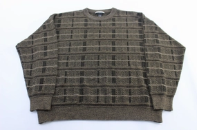 Vintage Geoffrey Beene Classics Striped Sweater thermal