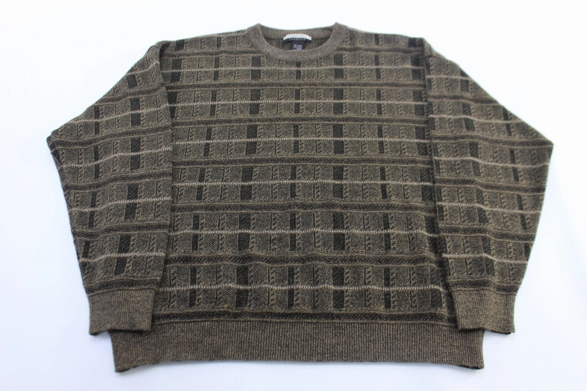 Vintage Geoffrey Beene Classics Striped Sweater thermal