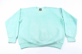 sunny day wear Bold Print USA Olympics Embroidered Logo Seafoam Sweatshirt