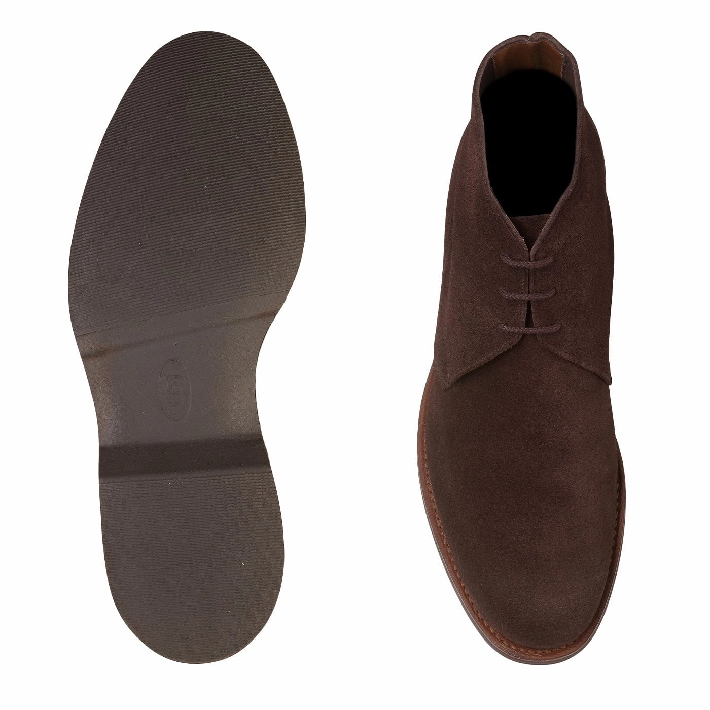 Minimal Silhouette Protective Finish All Day Wear Chukka 4 Dark Brown Reverse Butt Suede