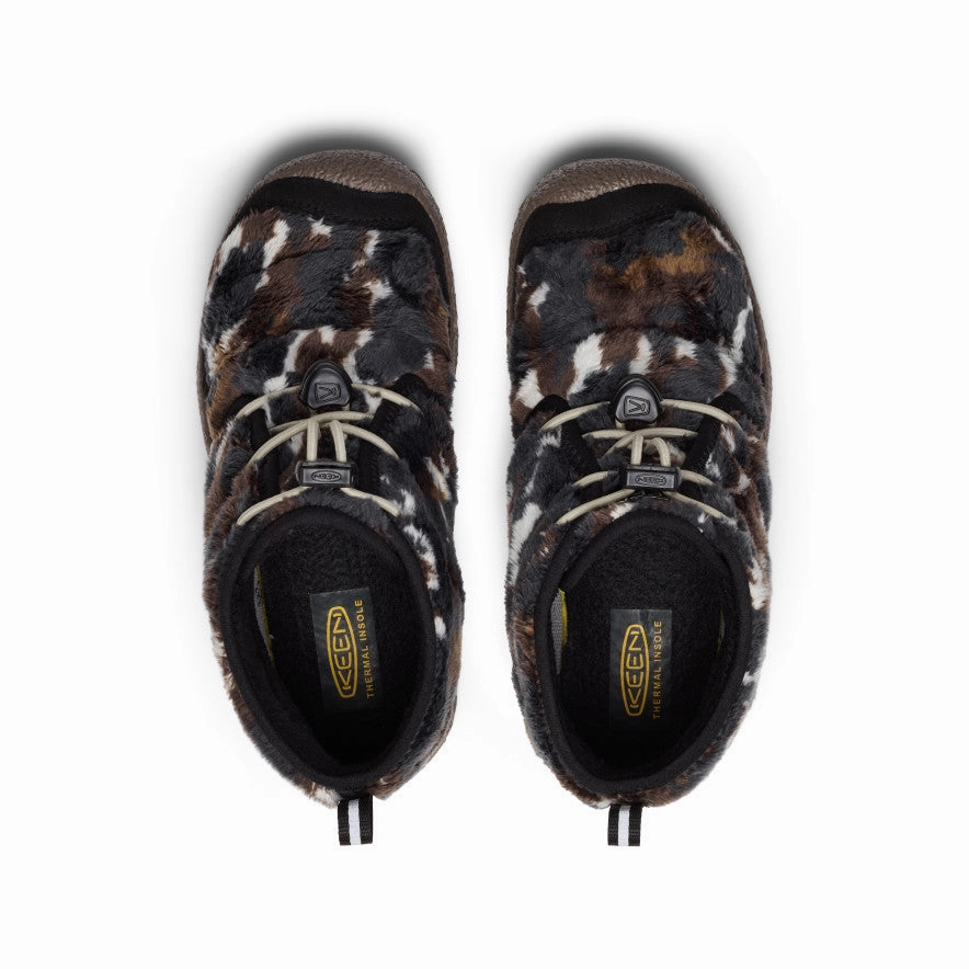 Big Kids' Howser II Waterproof Chukka  |  Black/Star White breathable socks