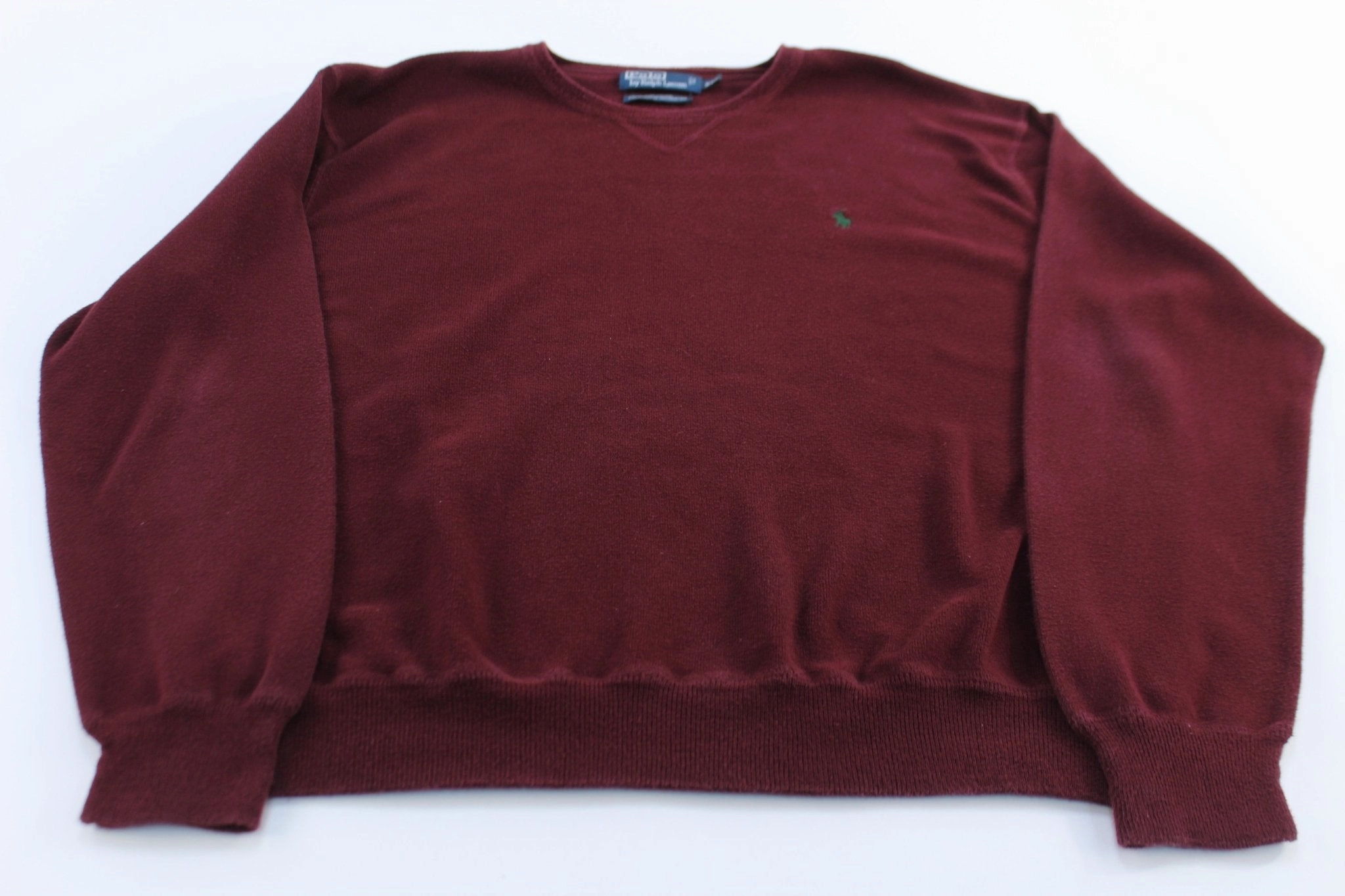 product combo Polo by Ralph Lauren Embroidered Logo Maroon Sweater