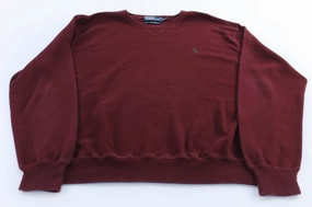 product combo Polo by Ralph Lauren Embroidered Logo Maroon Sweater
