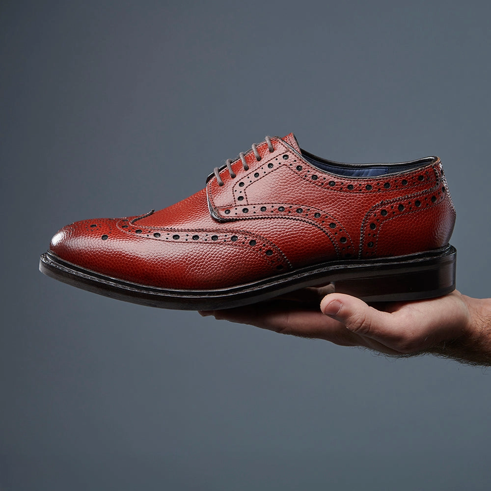 Derby Brogue - Chestnut Grain Formal Setting Work Walk