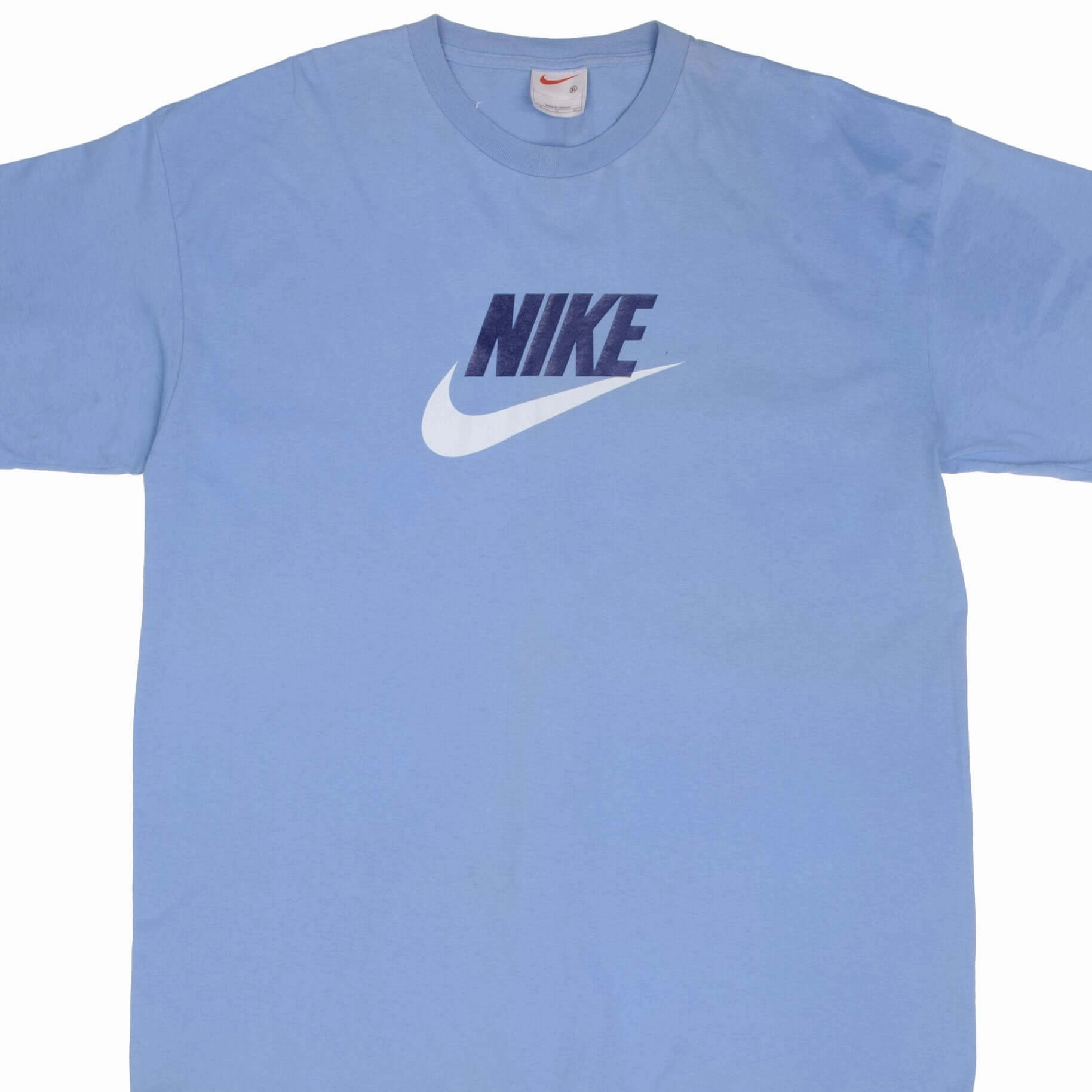 Breathable Comfort VINTAGE NIKE SWOOSH SPELLOUT LIGHT BLUE TEE SHIRT 1990S SIZE XL