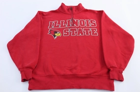 Vintage Illinois State University Jansport Pullover Sweater Layer Chic Layer Sporty