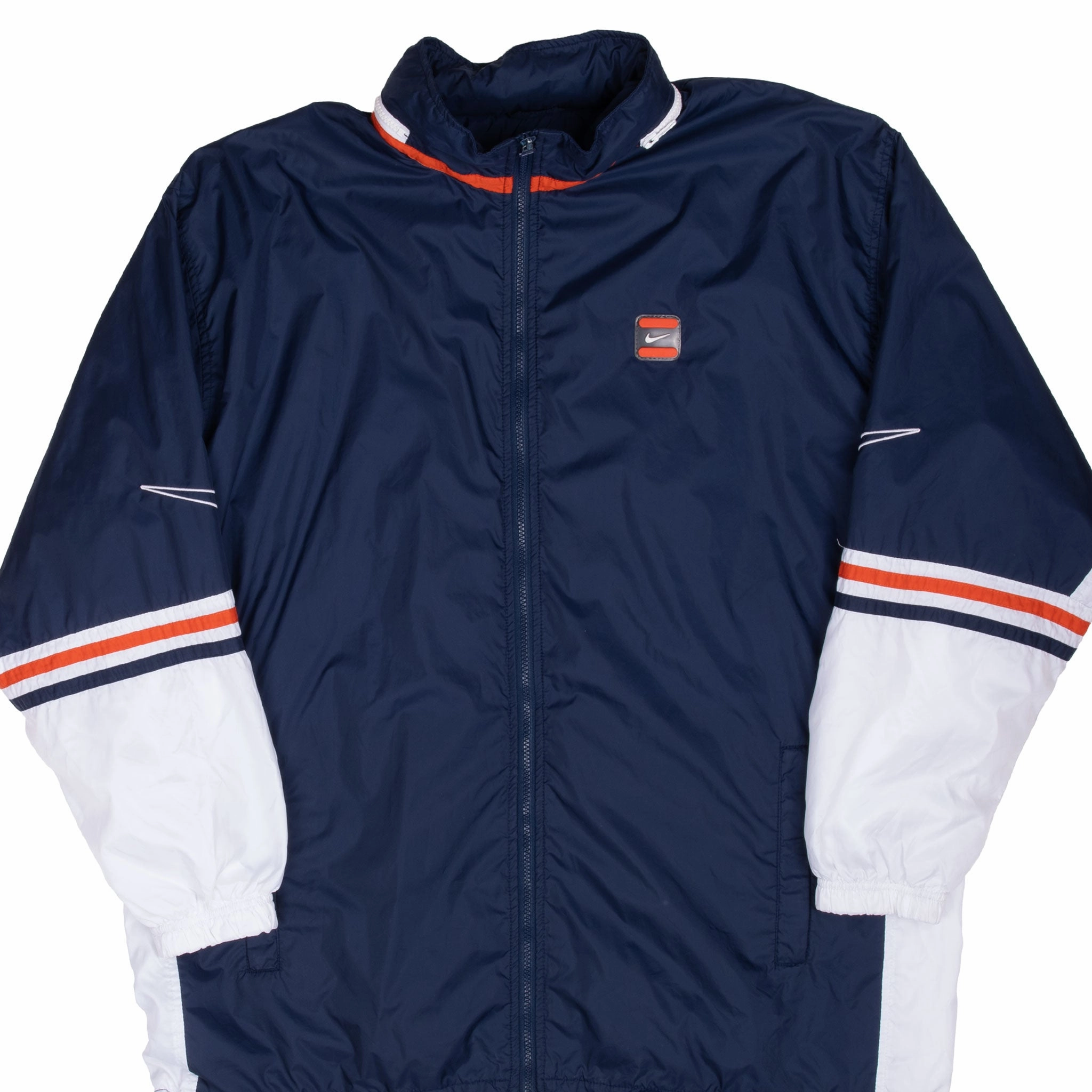 variety Ergonomic Paneling VINTAGE NIKE BLUE WINDBREAKER WINDBREAKER JACKET 1990S XL