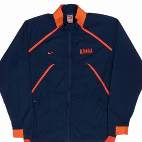 Fashion Week VINTAGE NIKE NCAA UNIVERSITY OF ILLINOIS WINDBREAKER JACKET 2000S SIZE SMALL