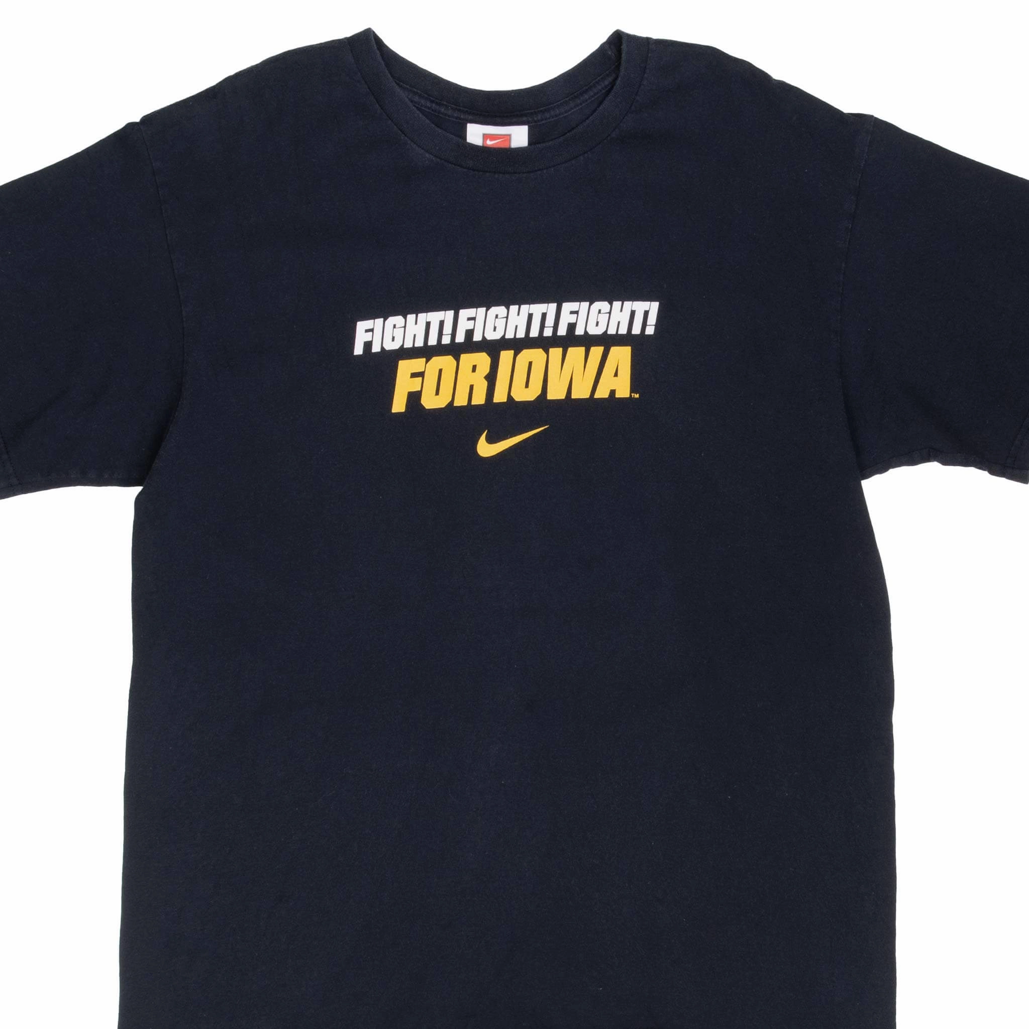 VINTAGE NIKE NCAA UNIVERSITY OF IOWA 2000S TEE SHIRT MEDIUM Light Layers