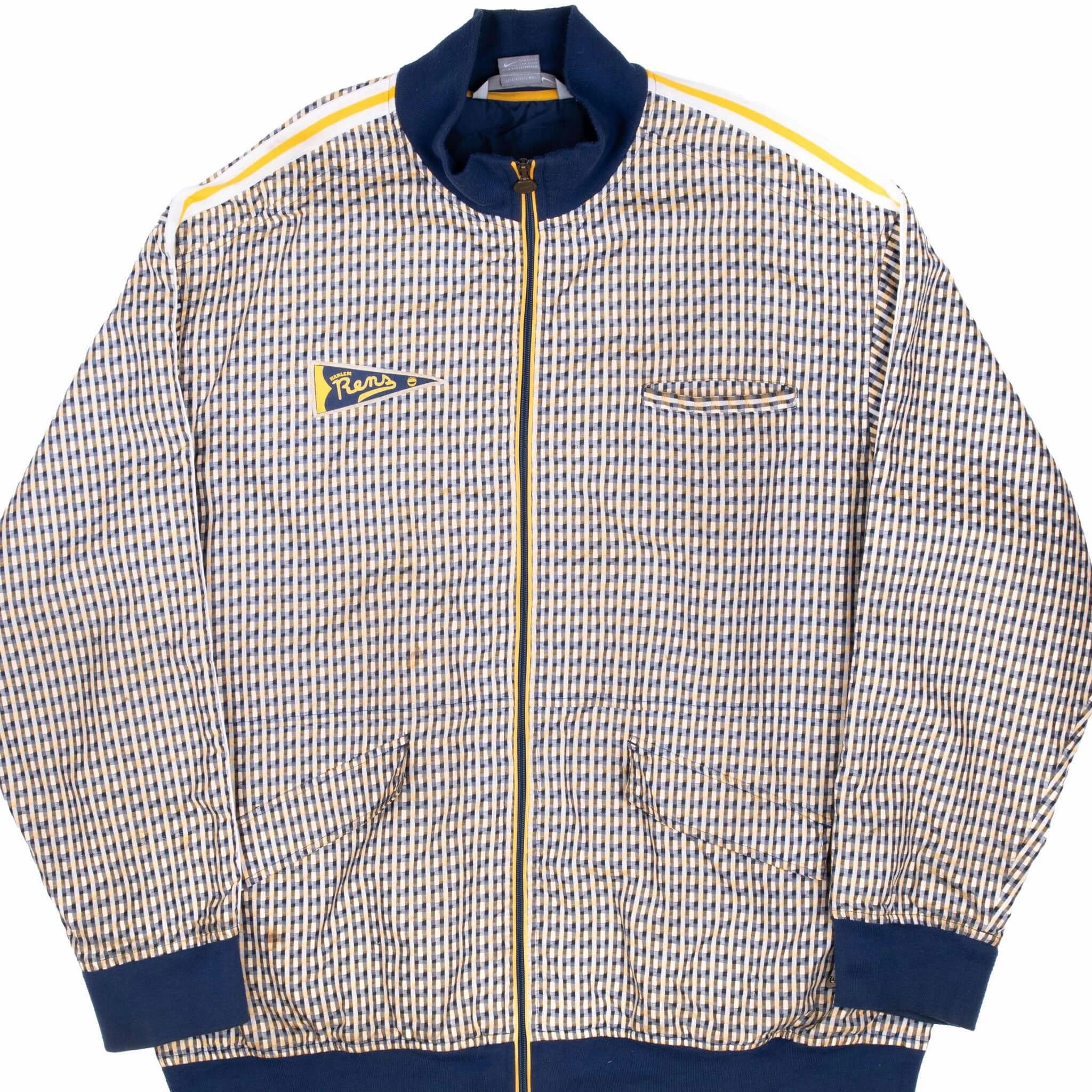 suitable for community activities VINTAGE NIKE NY HARLEM RENS BASKETBALL WINDBREAKER JACKET 2000S XL