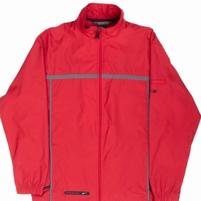 VINTAGE NIKE WINDBREAKER RED JACKET 2000S MEDIUM Essential Layer