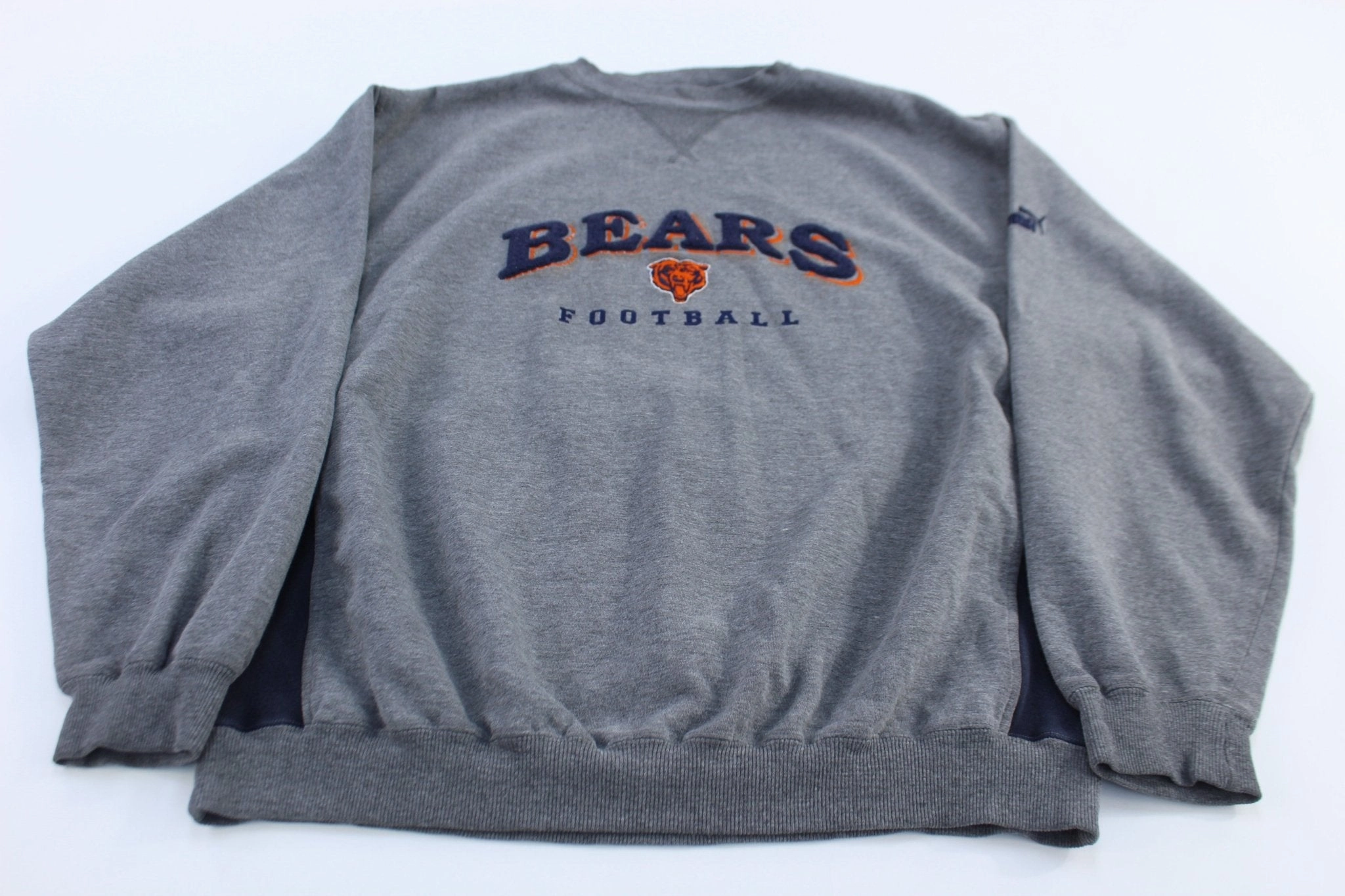 Vintage Puma Chicago Bears Football Embroidered Sweatshirt Cozy Design
