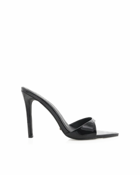 Soft Finish Relaxed Glam QUINBY - BLACK PATENT