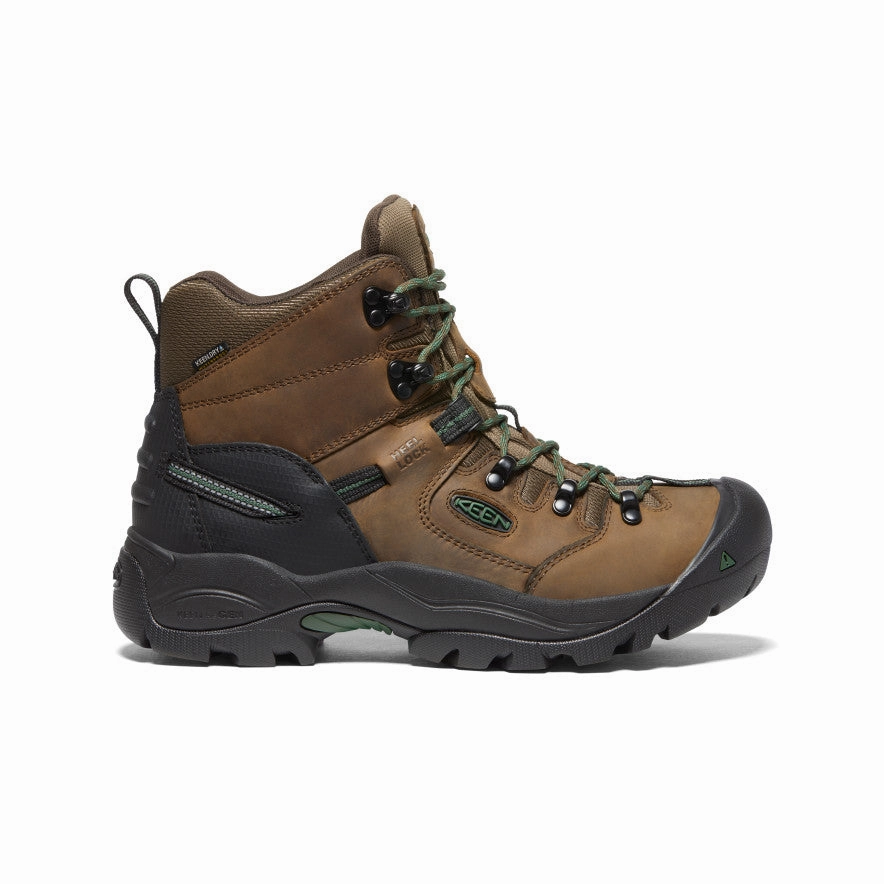 Men's Pittsburgh Energy 6" Waterproof Boot (Soft Toe)  |  Cascade Brown/Greener Pastures Desert Design