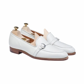 Modern Minimalist All-season Shoes Tessa White Calf
