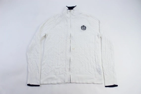 Women's Polo by Ralph Lauren Knit Zip Up Sweater product poplin smoothness Versatile Piece