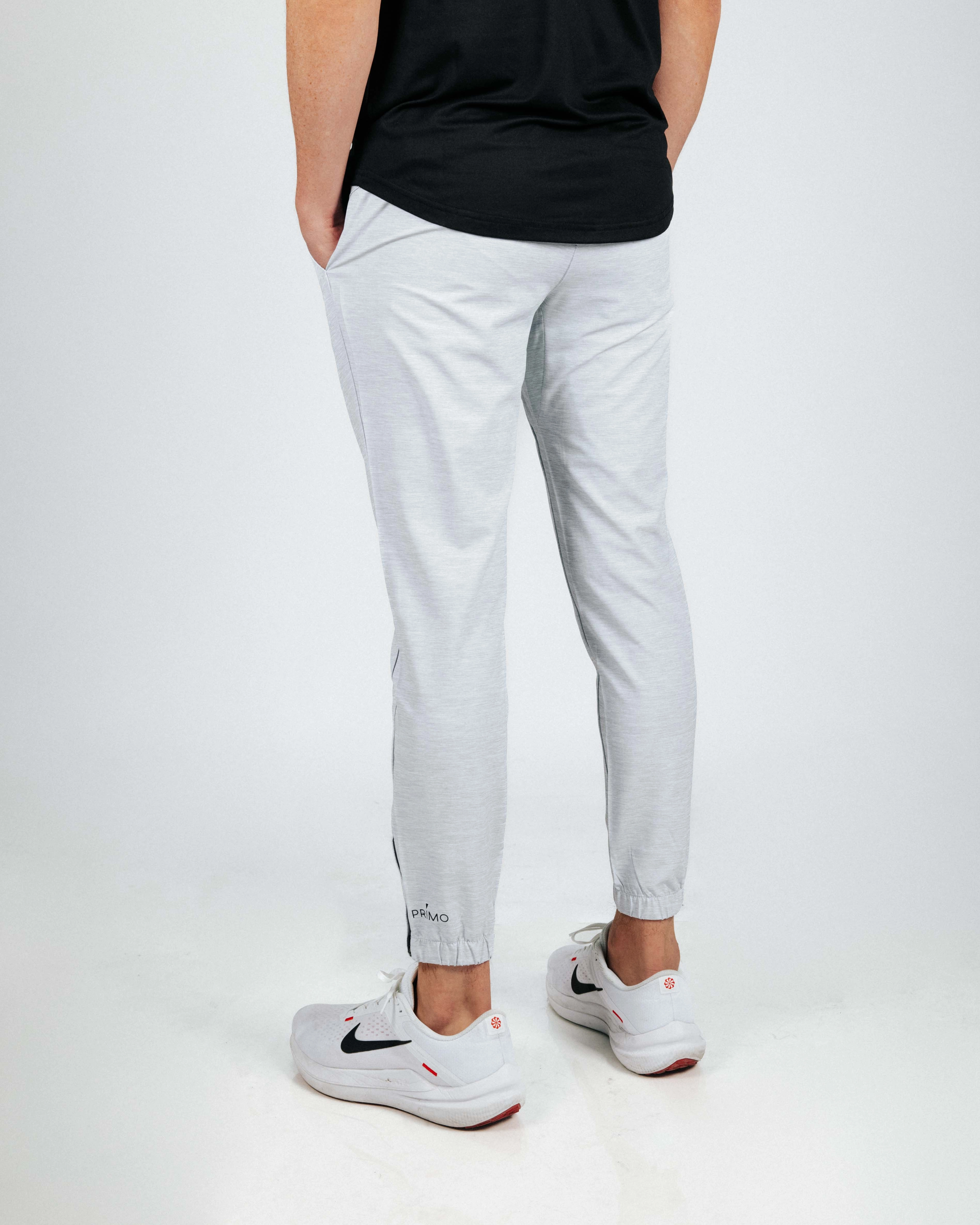 Men's Light Gray Active Jogger Breathable Movement