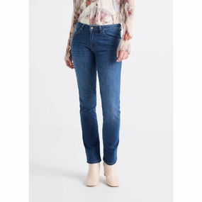 Women's Performance Denim Mid Rise Slim Straight - 30" Inseam Active Layers Seamless construction