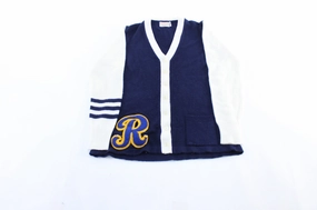 Smart Layer Women's 70's Letterman Cardigan
