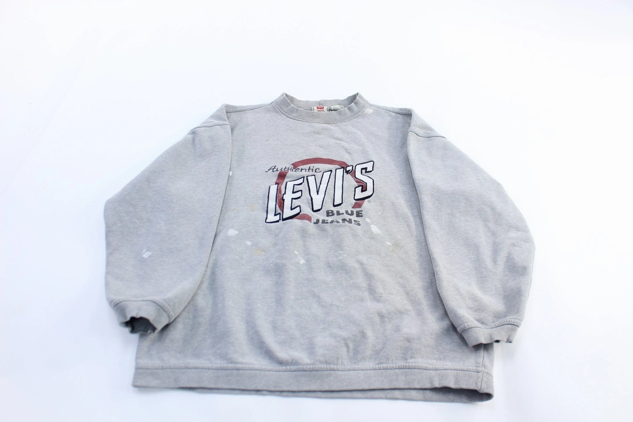 Women's 90's Levi's Embroidered Grey Sweatshirt product couple connection