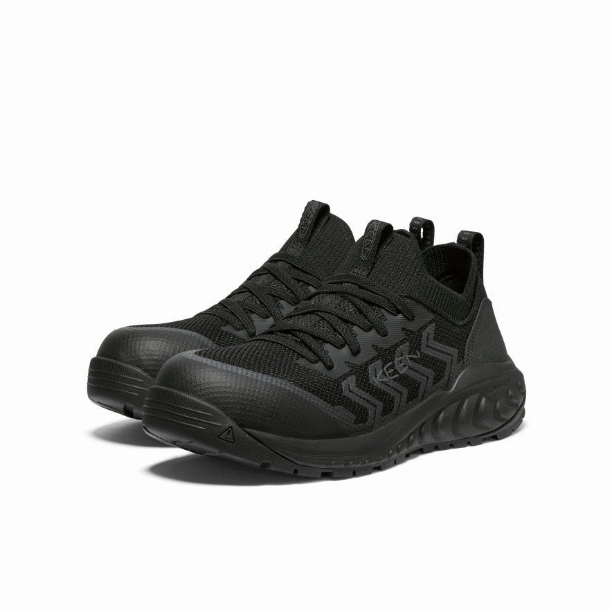 Women's Arvada Shift Work Sneaker (Carbon Toe)  |  Black/Magnet Rugged Walk