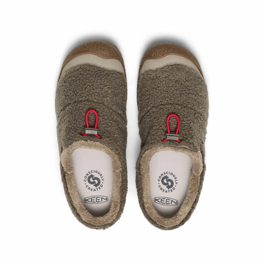 Women's Howser III Slide  |  Brindle/Brindle Sherpa Fleece Athletic Design
