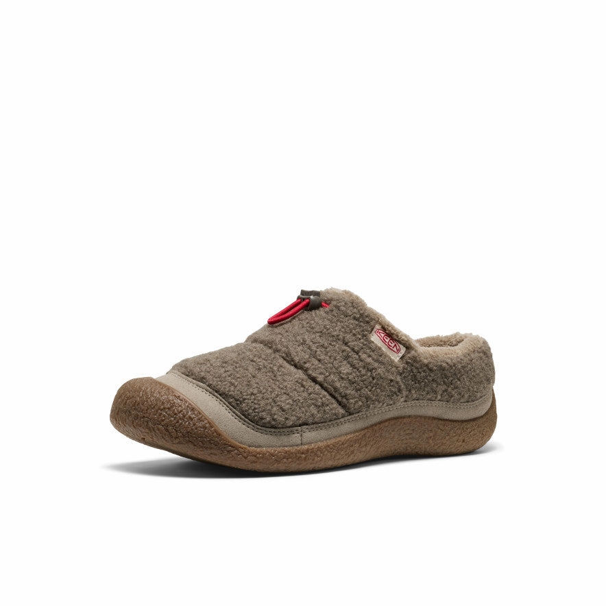 Women's Howser III Slide  |  Brindle/Brindle Sherpa Fleece Soft Foot Sandals Abrasion resistant