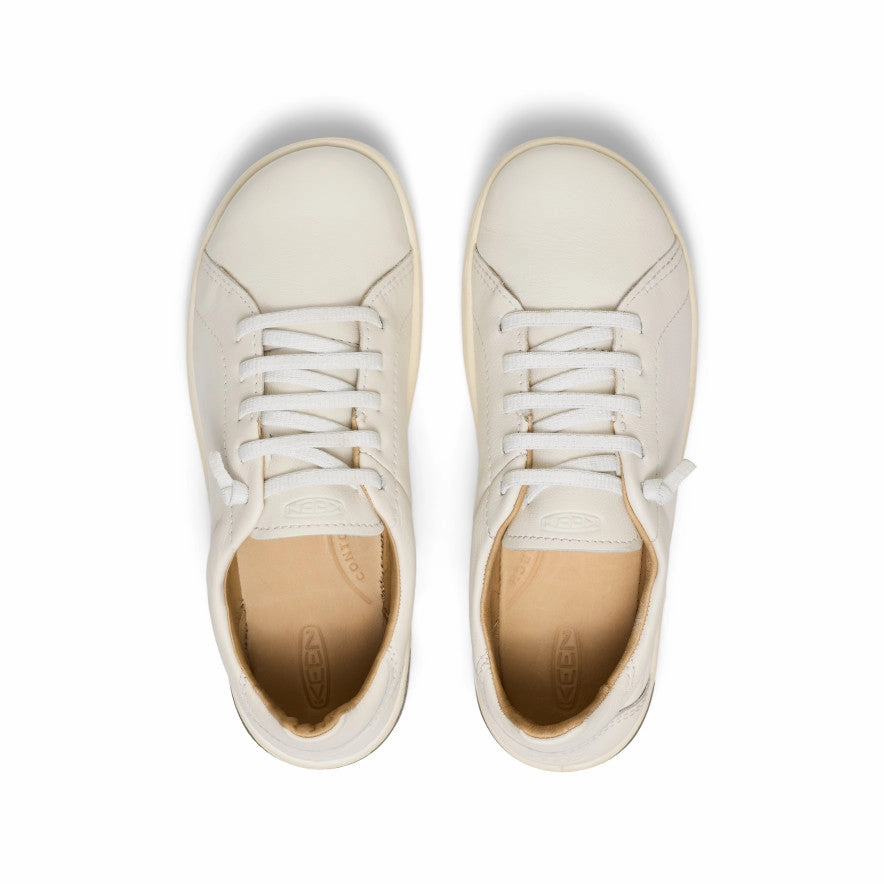 Tread Comfort Women's KNX Leather Sneaker  |  Star White/Star White
