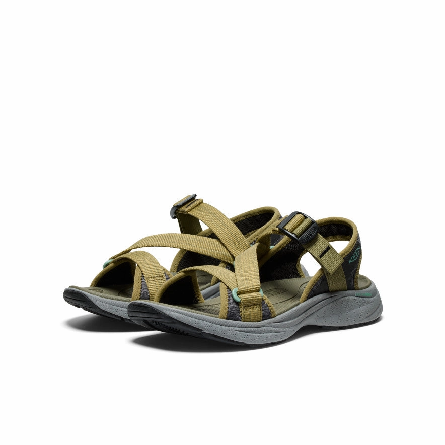 Women's Leiki Open-Toe Sandal  |  Martini Olive/Granite Green Breath Panel platform sandals